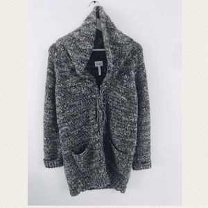 Wilfred Long Wool Cardigan